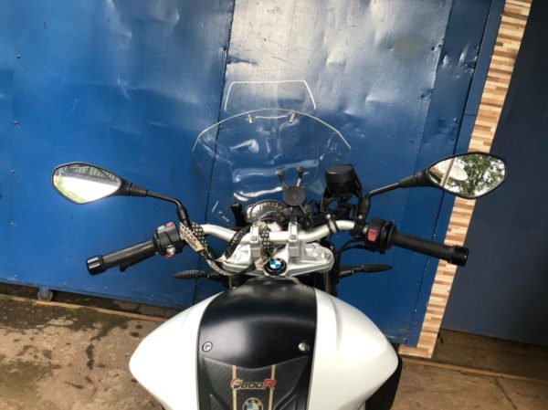 (1830) Bolha Alta Cristal ou Fumê F800R 2009-2014 c/ defletor - Image 3