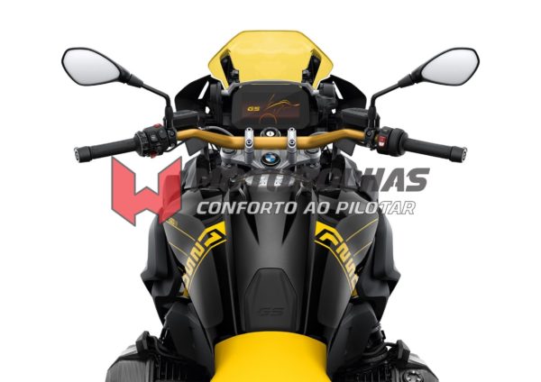 (1208) BOLHA BMW R1200/1250GS ADV/PREMIUM SEM DEFLETOR FUMÊ/CRISTAL/AMARELA OU PRETA - Image 2
