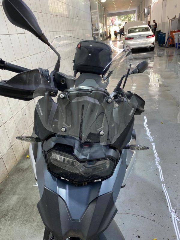 (1746) BOLHA BMW F750GS MOTOBOLHAS CRISTAL/FUME/AMARELO SEM DEFLETOR