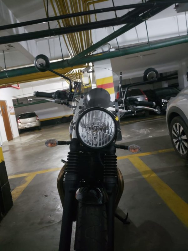 (7400)BOLHA PARABRISA MOTO TRIUMPH BONNEVILLE STREET TWIN / THRUXTON