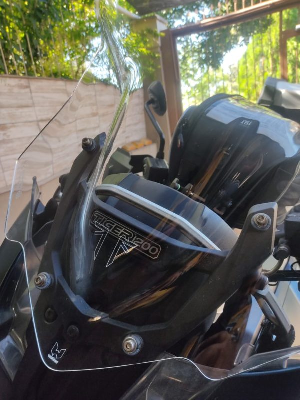 (7130) BOLHA ALTA CRISTAL TRIUMPH TIGER 1200 COM DEFLETOR 2016/2021 - Image 2