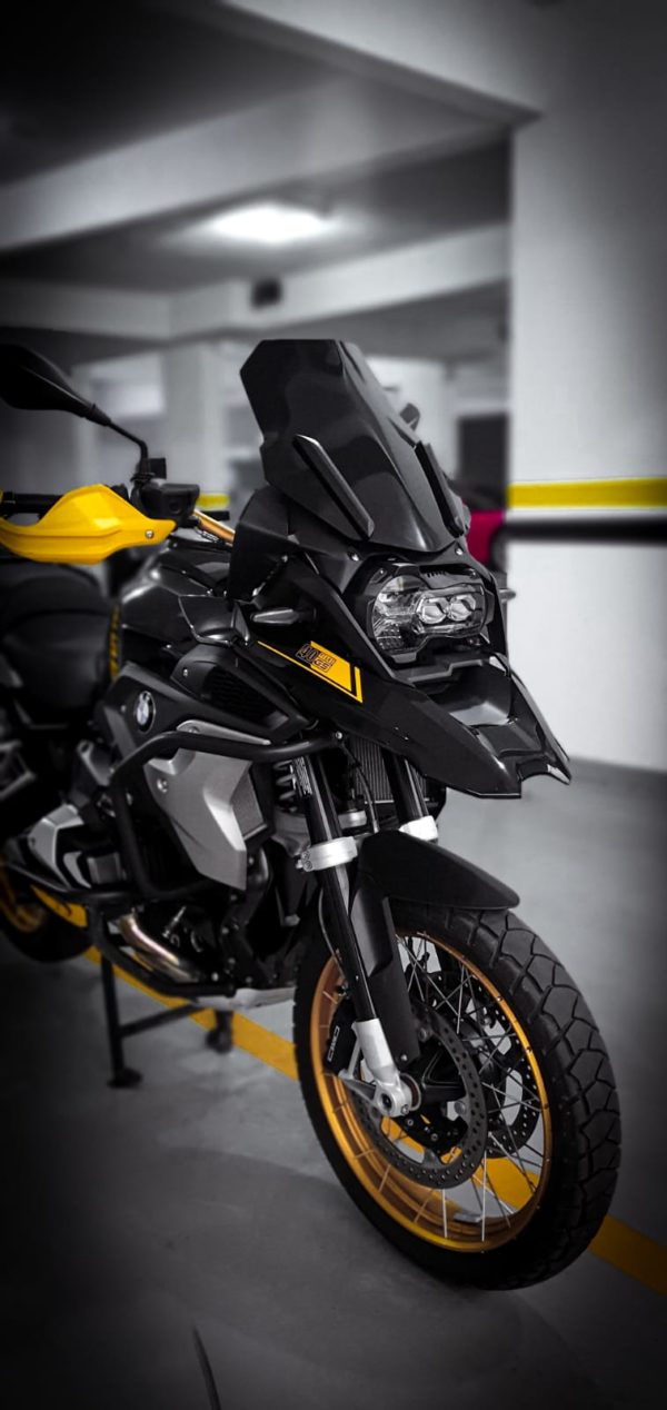 (1260) BOLHA BMW R1200/1250GS ADV/PREMIUM SEM DEFLETOR FUMÊ/CRISTAL/AMARELA OU PRETA - Image 3