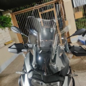 (1854) BOLHA BMW F850GS ADVENTURE/RALLYE MOTOBOLHAS CRISTAL OU FUMÊ C/ DEFLETOR