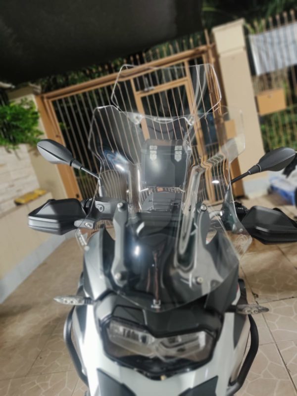 (1854) BOLHA BMW F850GS ADVENTURE/RALLYE MOTOBOLHAS CRISTAL OU FUMÊ C/ DEFLETOR