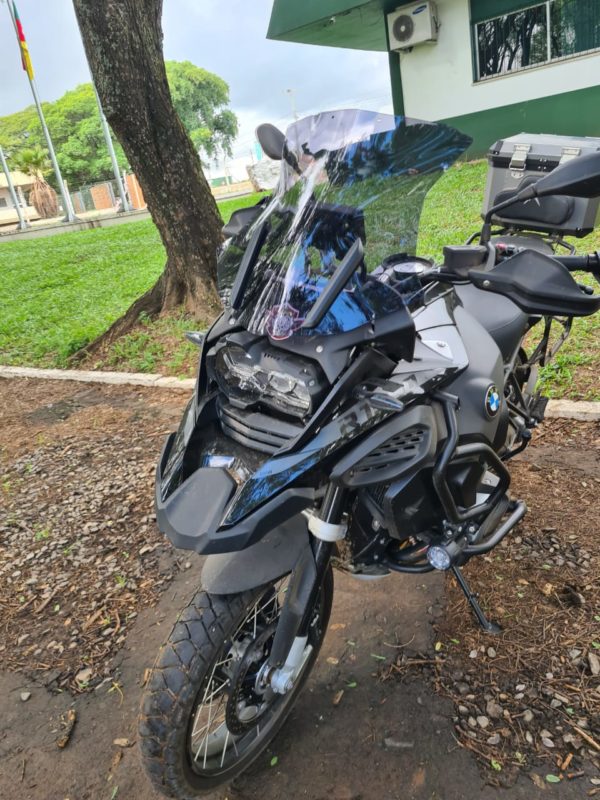 (1216) BOLHA ALTA CRISTAL OU FUMÊ BMW R1200/1250 GS ADVENTURE/PREMIUM 2013 E POSTERIORES