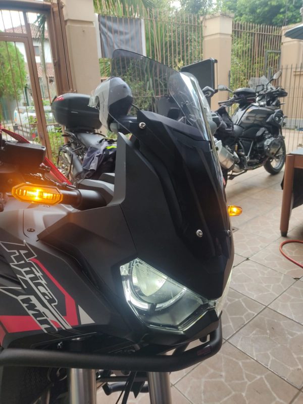 (2140) BOLHA BAIXA HONDA CRF 1100 STANDARD L AFRICA TWIN 2021 CRISTAL OU FUMÊ - Image 4