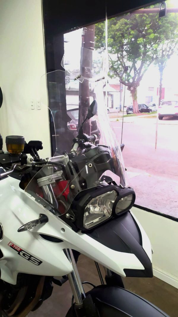 (1730) BOLHA ALTA CRISTAL BMW F700GS 2017-2019 COM DEFLETOR E COM SUPORTES - Image 3