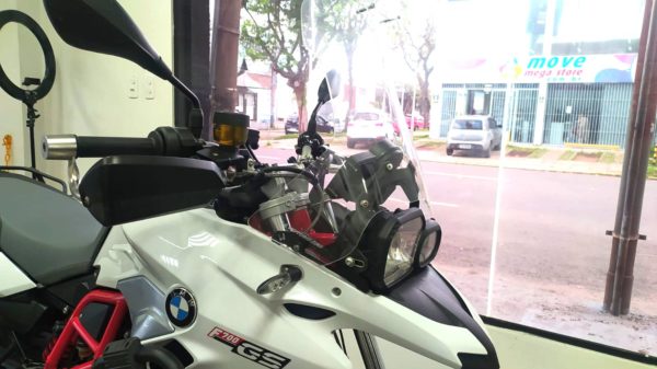 (1730) BOLHA ALTA CRISTAL BMW F700GS 2017-2019 COM DEFLETOR E COM SUPORTES - Image 2