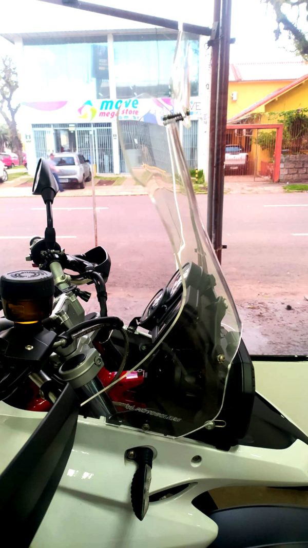 (1730) BOLHA ALTA CRISTAL BMW F700GS 2017-2019 COM DEFLETOR E COM SUPORTES - Image 5