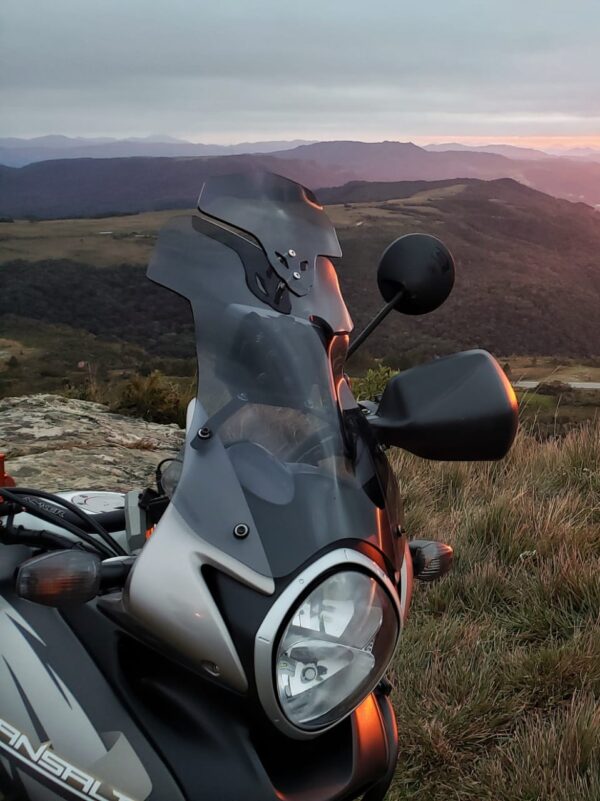 (2700) BOLHA ALTA CRISTAL HONDA TRANSALP XL700V COM DEFLETOR - Image 2