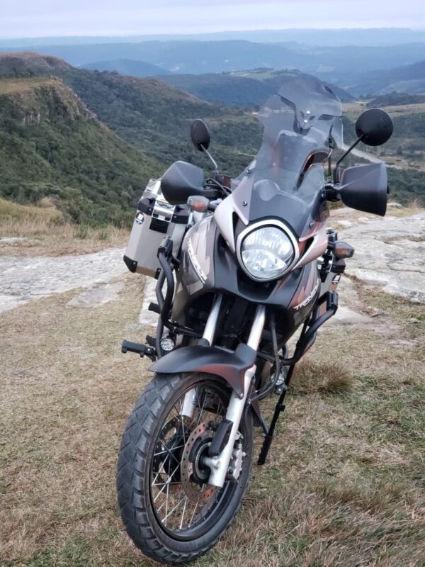 (2700) BOLHA ALTA CRISTAL HONDA TRANSALP XL700V COM DEFLETOR - Image 3