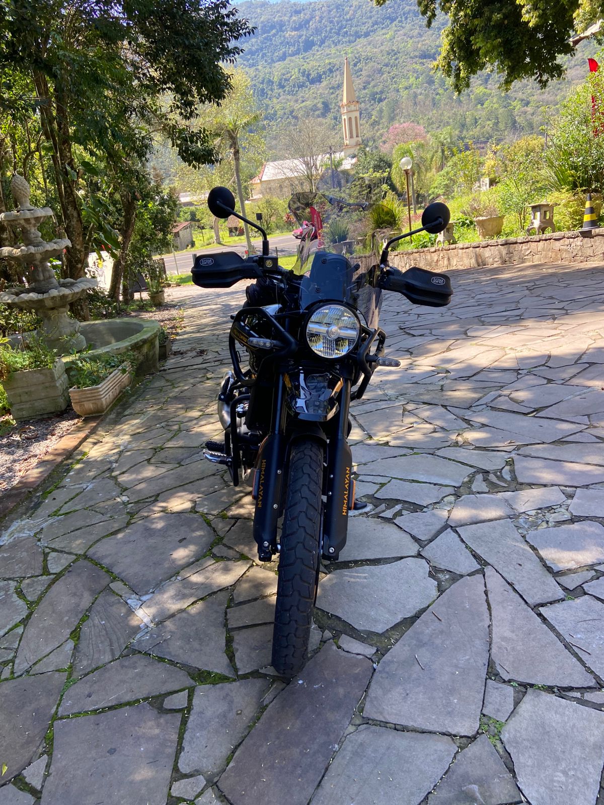 (9545) BOLHA ALTA C/ DEFLETOR HIMALAYAN 450 ROYAL ENFIELD - Imagem 5