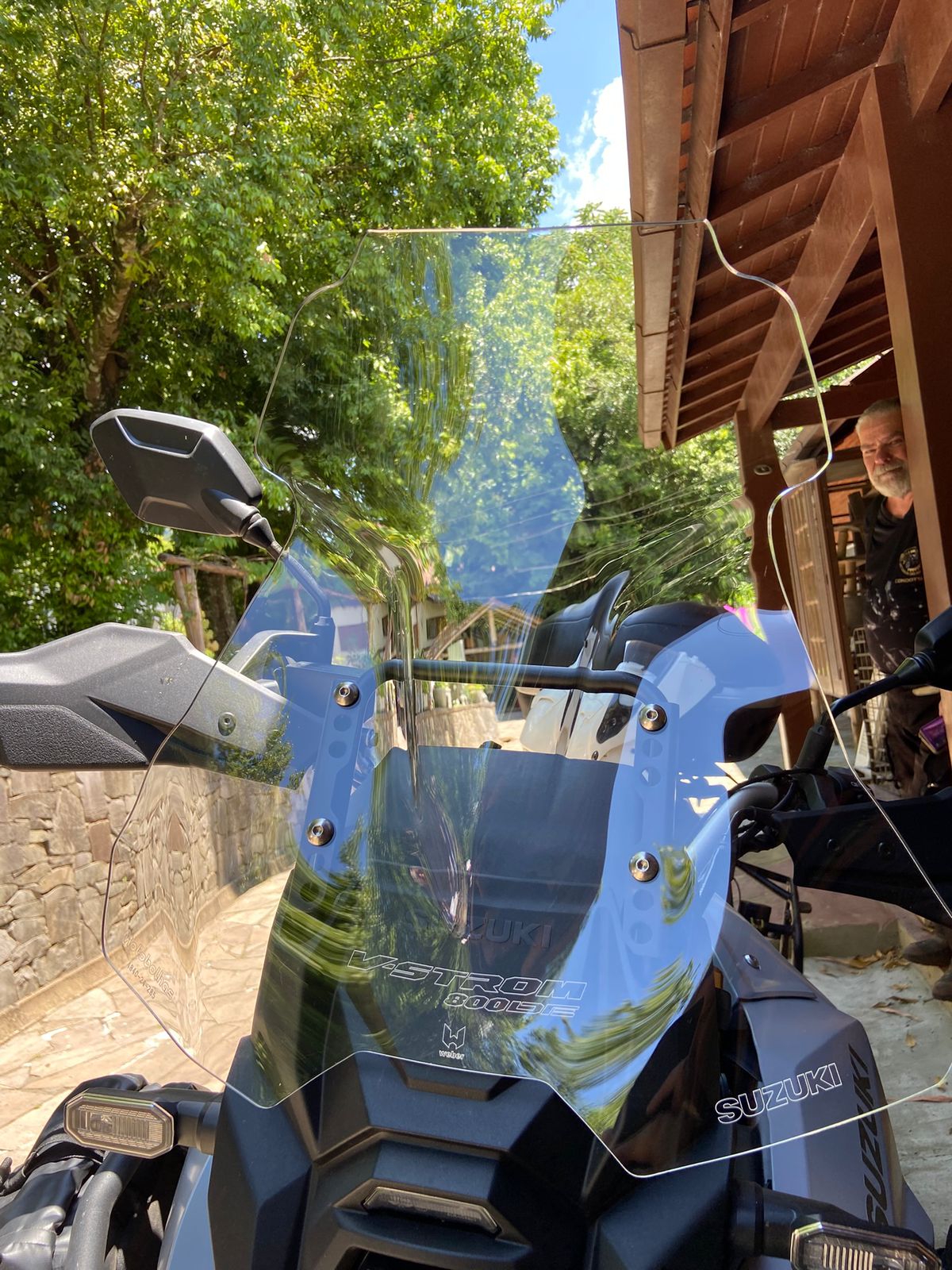 (4860) Bolha Alta Cristal SUZUKI V-Strom 800 - Imagem 2