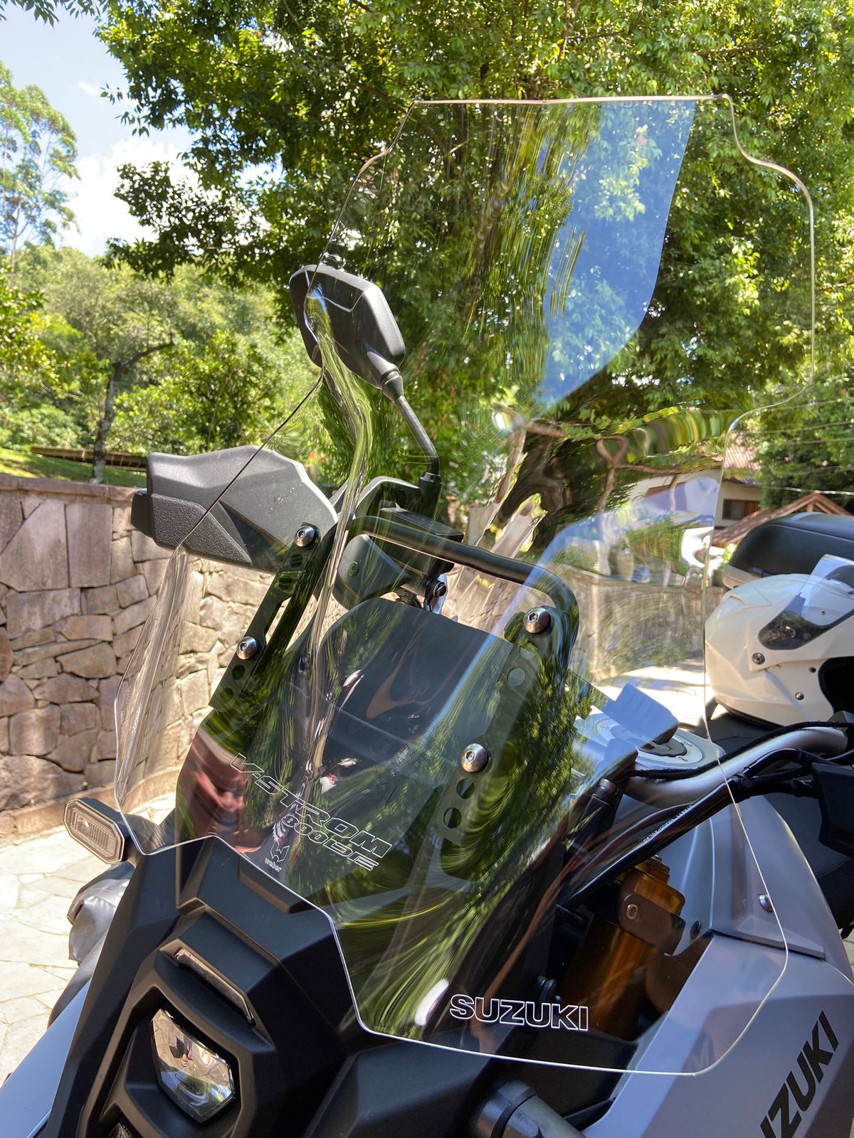 (4860) Bolha Alta Cristal SUZUKI V-Strom 800 - Imagem 3