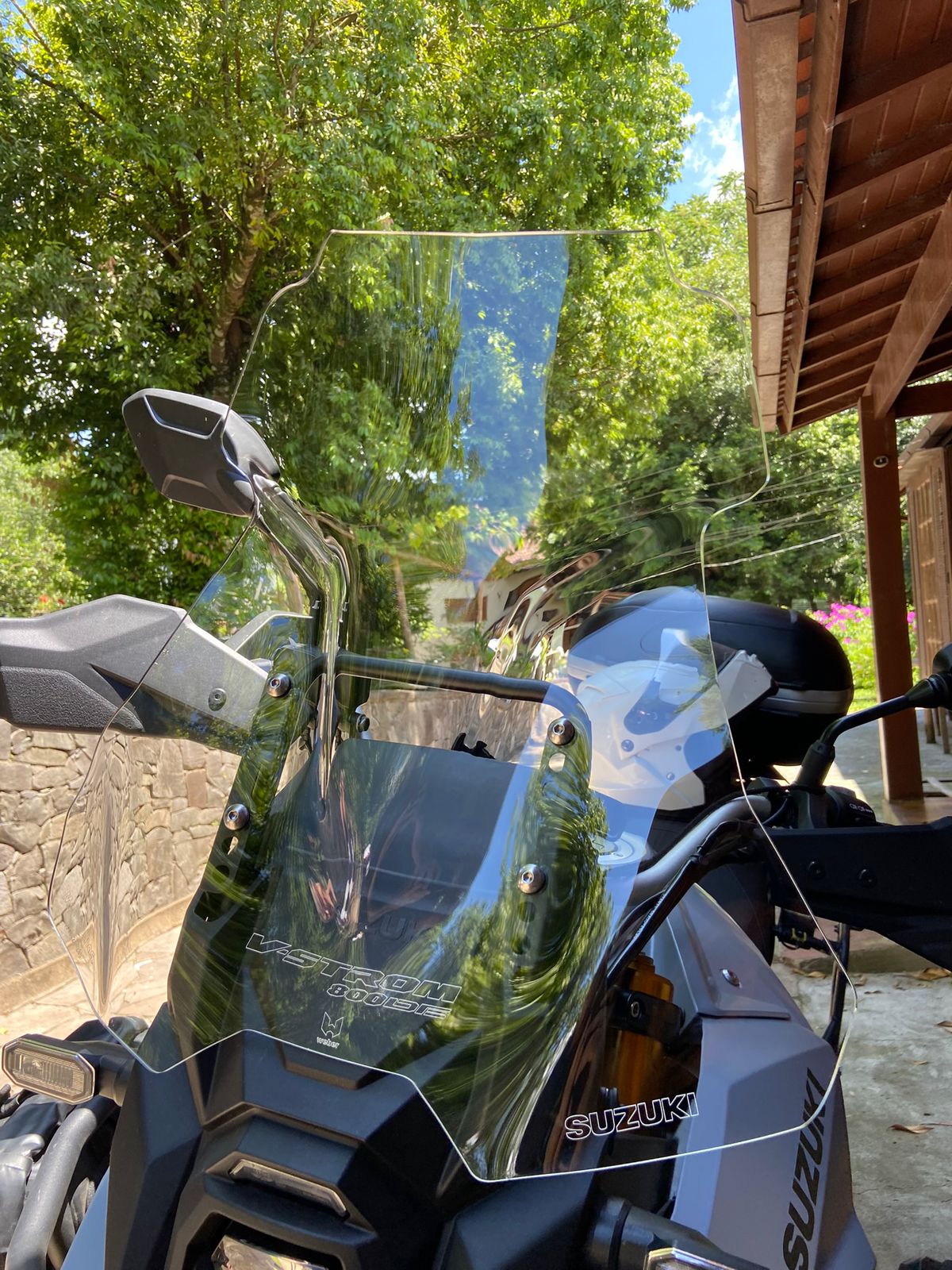 (4860) Bolha Alta Cristal SUZUKI V-Strom 800