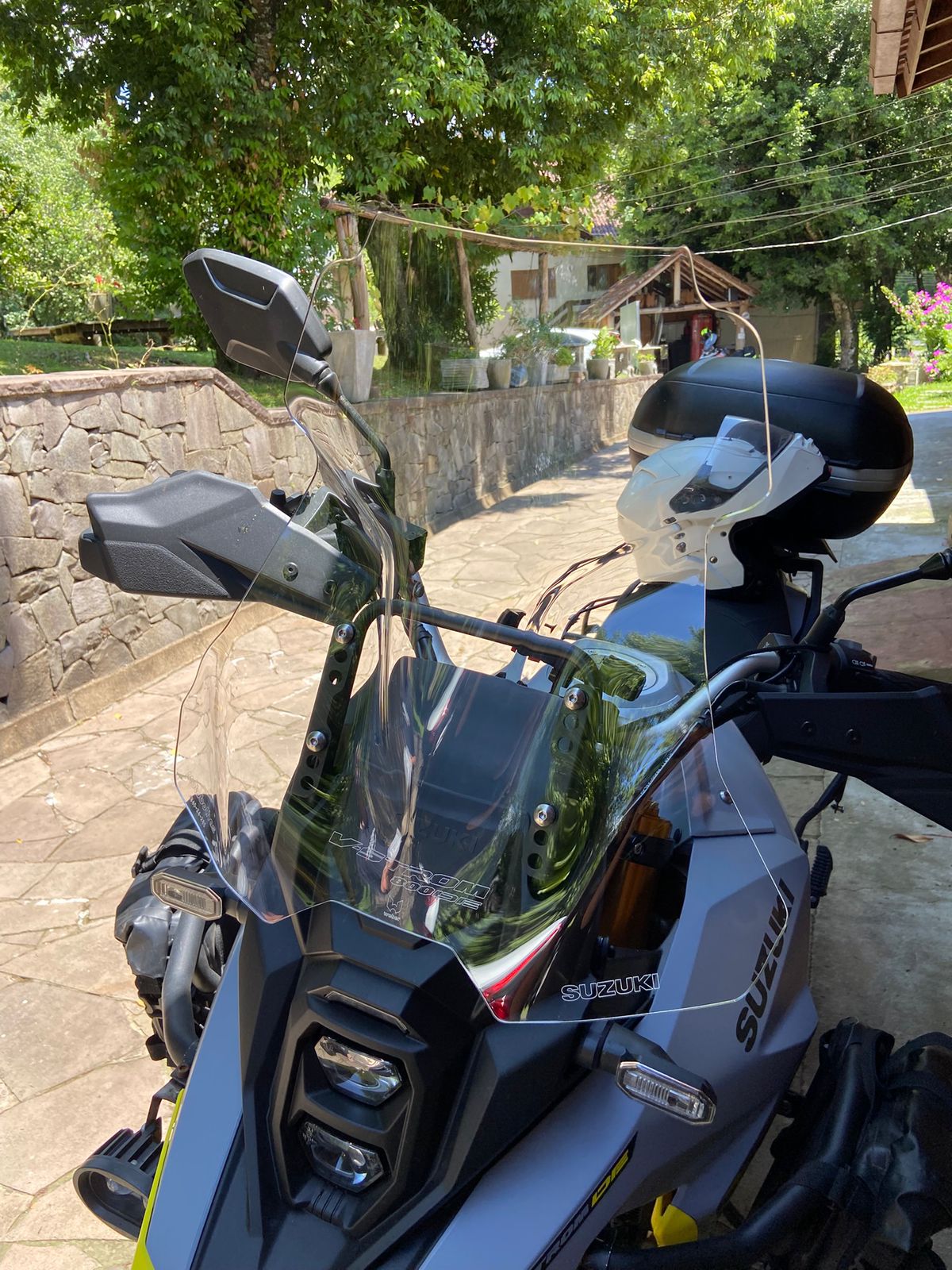 (4860) Bolha Alta Cristal SUZUKI V-Strom 800 - Imagem 7