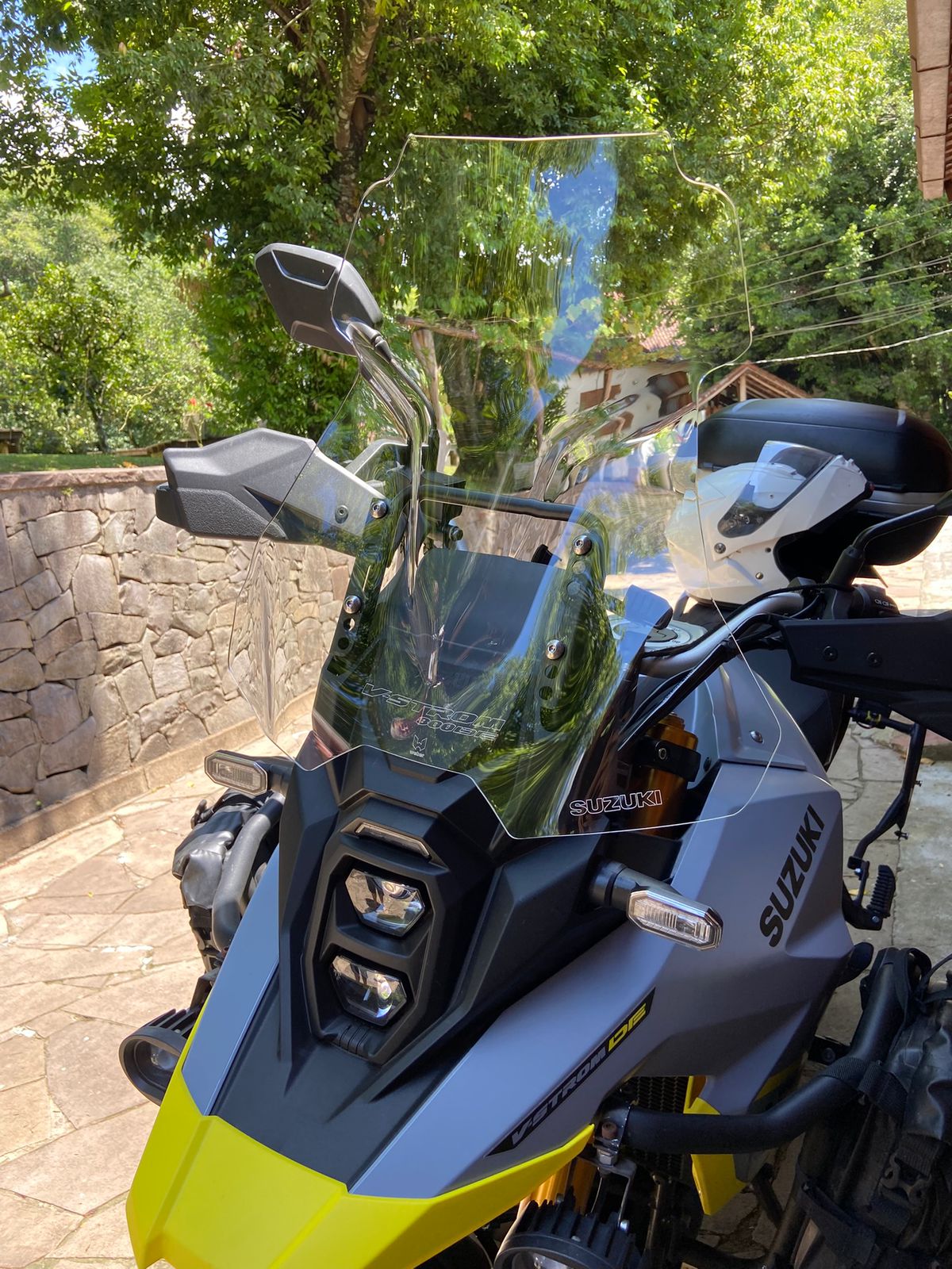 (4860) Bolha Alta Cristal SUZUKI V-Strom 800 - Imagem 11