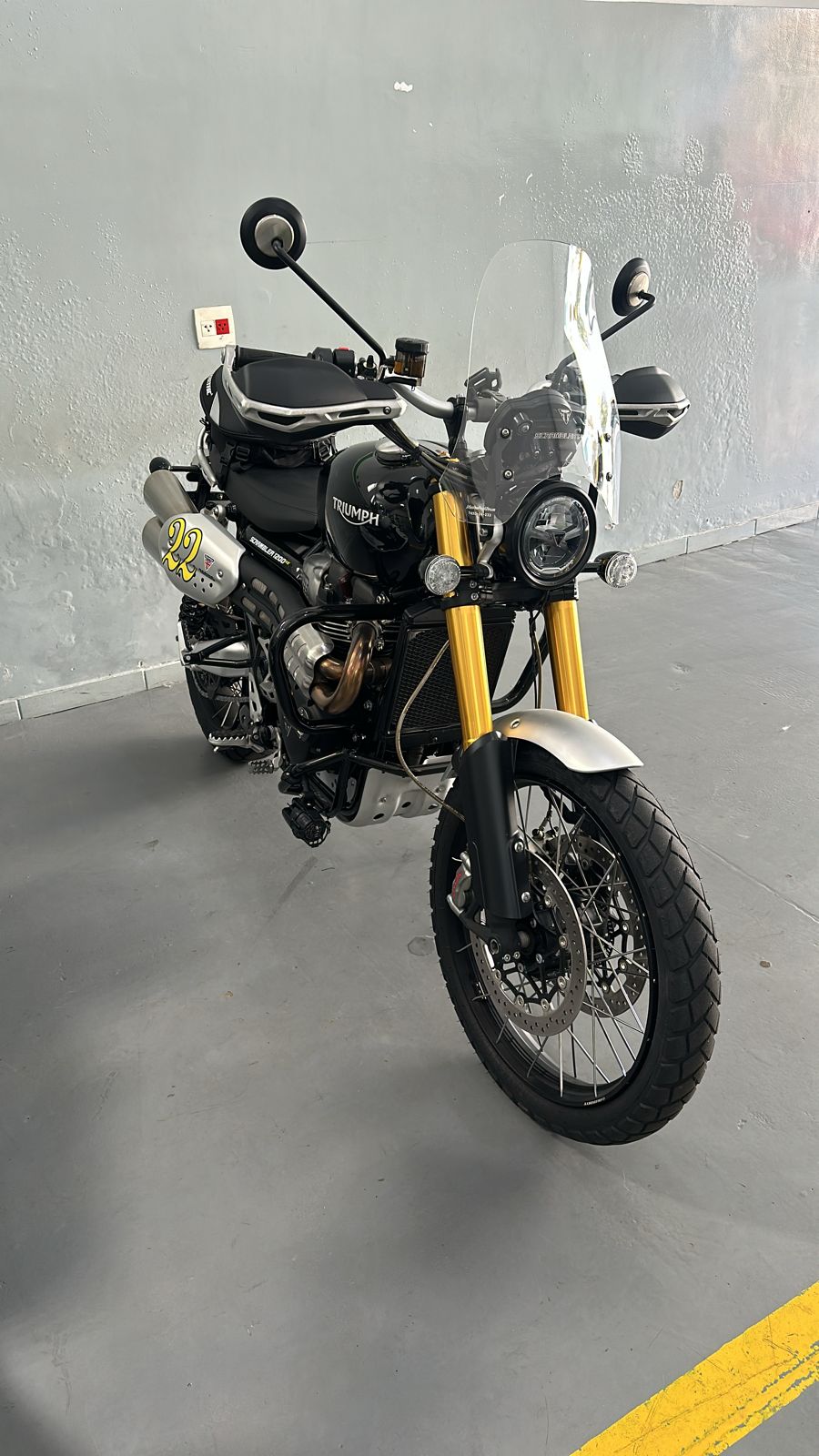 (7450) BOLHA ALTA TRIUMPH SCRAMBLER 1200 - Imagem 4