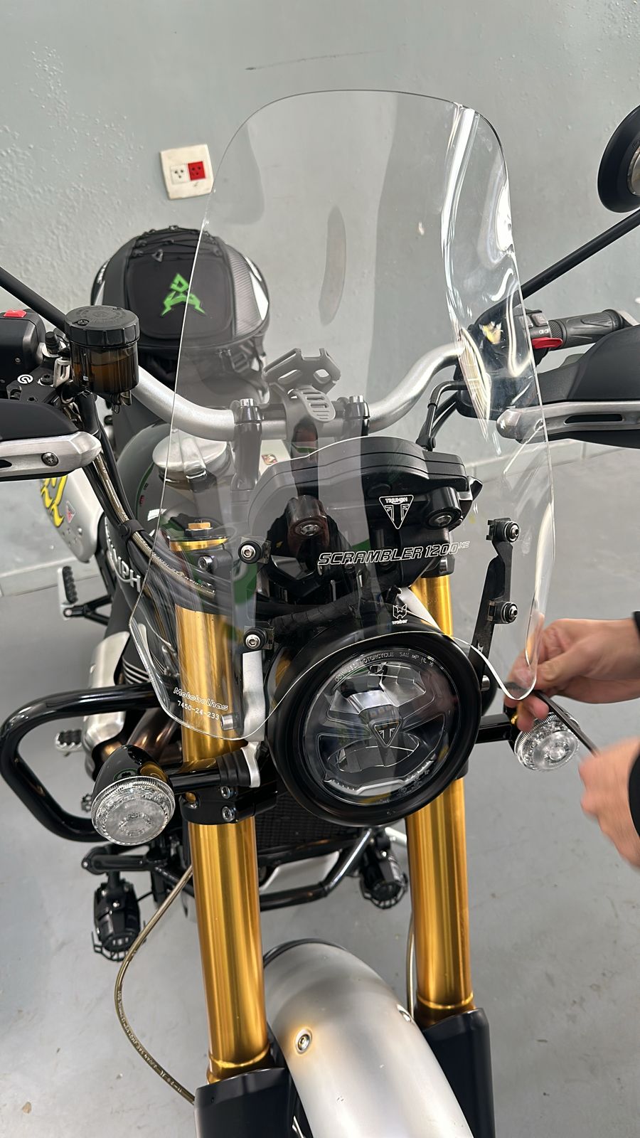 (7450) BOLHA ALTA TRIUMPH SCRAMBLER 1200 - Imagem 5